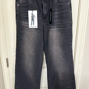 Ashley Mason Charcoal Men's Relaxed Jeans